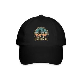 July 2019 Birthday July 2019 Birthday Gift - Baseball Cap - black/black - Front