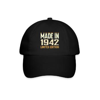 Cadeau Anniversaire 1942 Génial Depuis 1942 Retro - Casquette classique - noir/noir - Devant