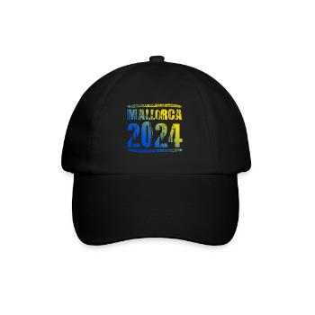 Mallorca 2024 Colorful Holidays - Baseball Cap - black/black - Front
