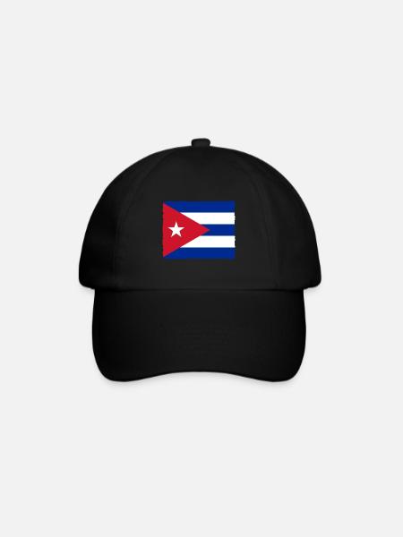 Cuba Drapeau Caraïbes Vacances Cuba Voyage La Havane - Casquette classique - noir/noir