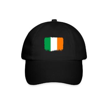 Ireland Flag Vintage Irish Flag Dublin - Baseball Cap - black/black - Front