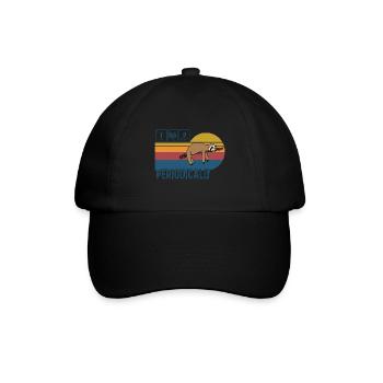 I Nap Periodically Vintage Funny Science Sloth - Baseball Cap - black/black - Front