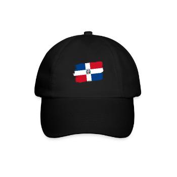 Dominican Republic Flag Dom Rep Flag Travel - Baseball Cap - black/black - Front