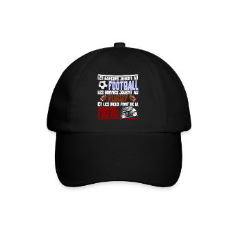 Les dieux font de la moto cadeau - Casquette classique - noir/noir - Devant