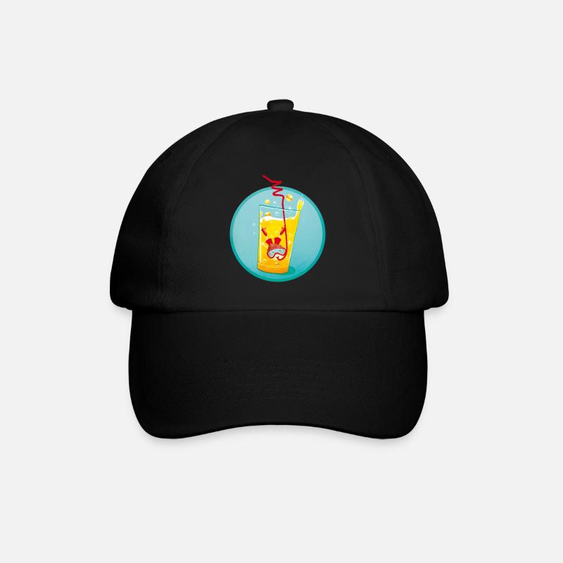 Lieblingslimo - Baseballkappe - Schwarz/Schwarz