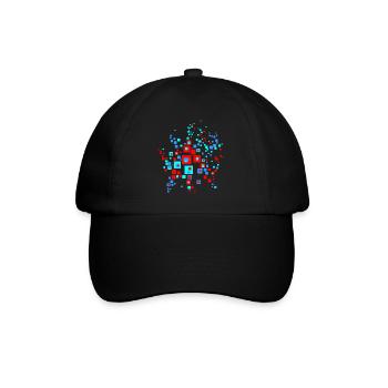 graphique - Casquette classique - noir/noir - Devant