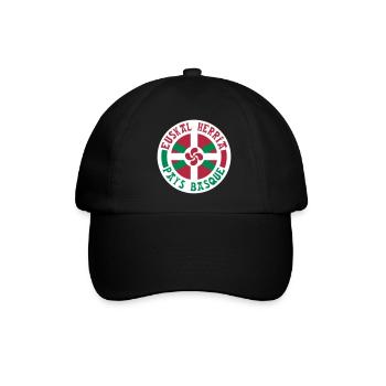 Pays Basque - Casquette classique - noir/noir - Devant
