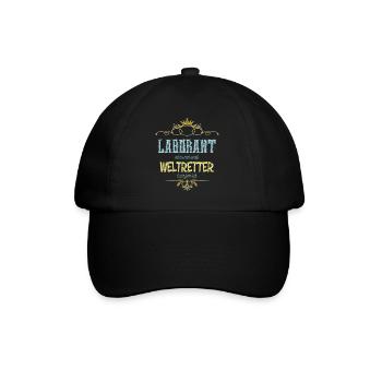 Laborant Weltretter - Baseballkappe - Schwarz/Schwarz - Vorne