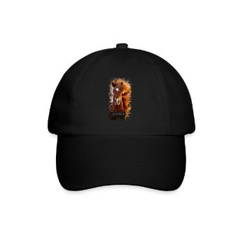 horse - Baseball Cap - black/black - Front