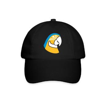 Perroquet - Casquette classique - noir/noir - Devant