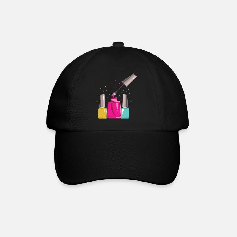 Ongle technicien amour artiste manucure cadeau - Casquette classique - noir/noir