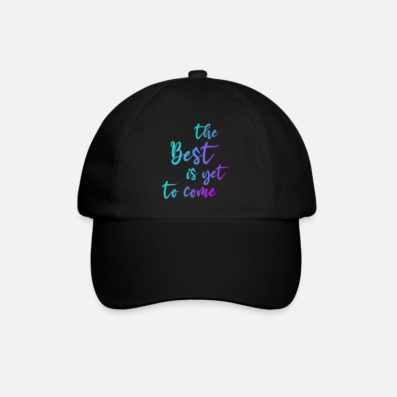 THE BEST GRADIENT BLUE PURPLE - Casquette classique - noir/noir