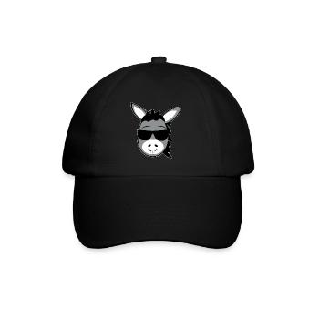 donkey - Baseball Cap - black/black - Front
