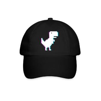 Information Dinosaur Technology IT Technician - Baseball Cap - black/black - Front