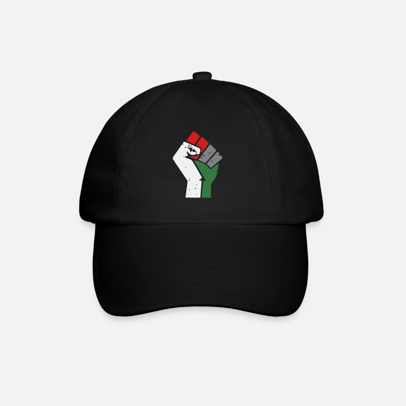 Gaza libre Palestine Poing - Casquette classique - noir/noir