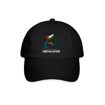 Palestine libre - Casquette classique - noir/noir - Devant