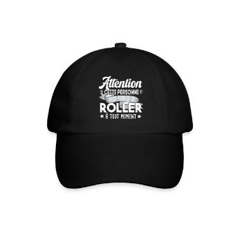 Roller Chaussures Sport Sportif Humour Citations - Casquette classique - noir/noir - Devant