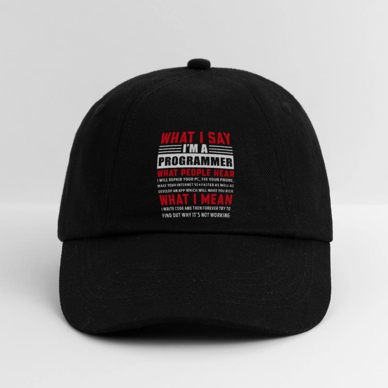 Drôle de programmation Coding Programmer Cadeau Casquette classique
