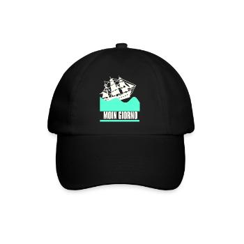 MOIN GIORNO - MoinJour 25 - Baseballkappe - Schwarz/Schwarz - Vorne