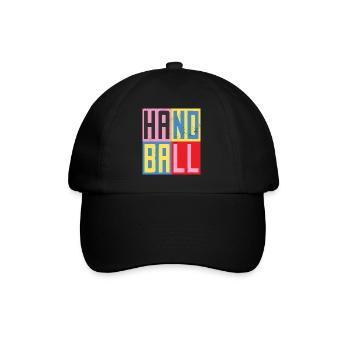 Design Handball - Casquette classique - noir/noir - Devant