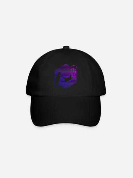 Kite Hommes Kitesurf Femmes Kitesurfer Kitesurf - Casquette classique - noir/noir