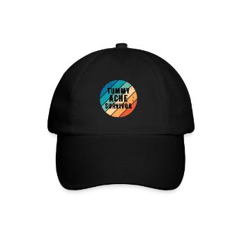 Tummy Ache Survivor Vintage Sunset - Baseball Cap - black/black - Front