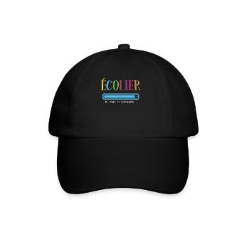 Écolier en cours de chargement retour à l'école - Casquette classique - noir/noir - Devant