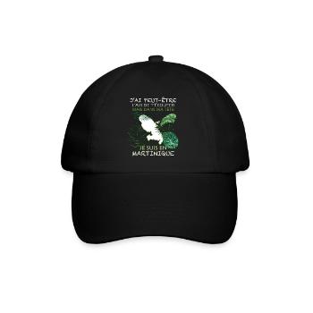 Ma Martinique La Plus Belle Ile Du Monde - Casquette classique - noir/noir - Devant