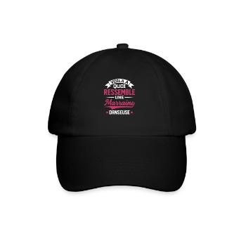 Voila à quoi ressemble marraine danseuse - Casquette classique - noir/noir - Devant