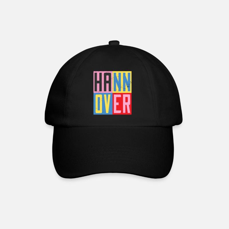Hannover Design - Baseballkappe - Schwarz/Schwarz