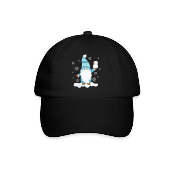 Noël Noël Gnomies - Casquette classique - noir/noir - Devant