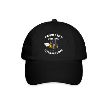Warehouse drivers and warehouse workers for forklifts - Baseball Cap - black/black - Front