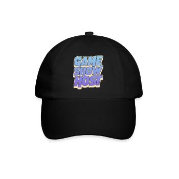 Exciting Board Games Funny Game Show Host Funny - Baseball Cap - black/black - Front