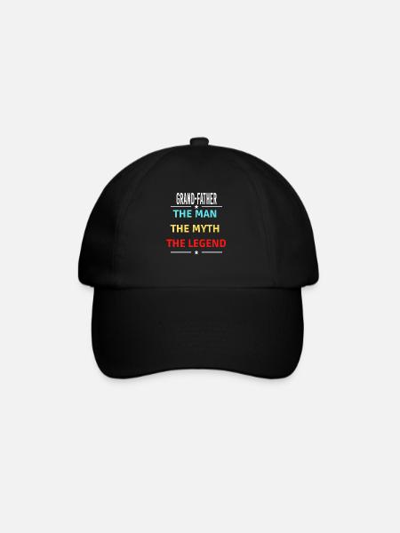 The Man The Myth The Legend GRAND-FATHER - Baseball Cap - black/black