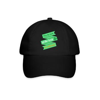 Bannière de la Saint-Patrick Green Happiness Clover - Casquette classique - noir/noir - Devant