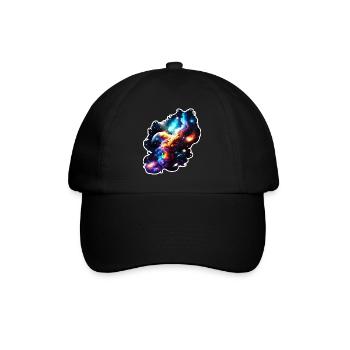 Galaxie, Univers, Cosmos, Espace, Étoiles, Espace - Casquette classique - noir/noir - Devant