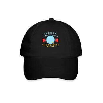 Objekte im Inventar, das wir verwenden - Baseballkappe - Schwarz/Schwarz - Vorne