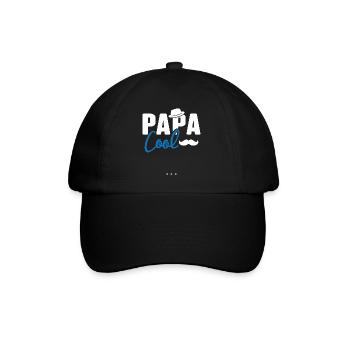 Papa cool personnalisés - Casquette classique - noir/noir - Devant