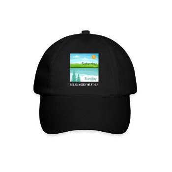 Texas Moody Weather Design for Proud Texans - Baseball Cap - black/black - Front