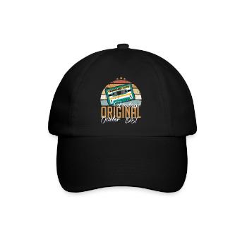 Oktober 1981 Geburtstagsgeschenk 1981 Oktober - Baseballkappe - Schwarz/Schwarz - Vorne