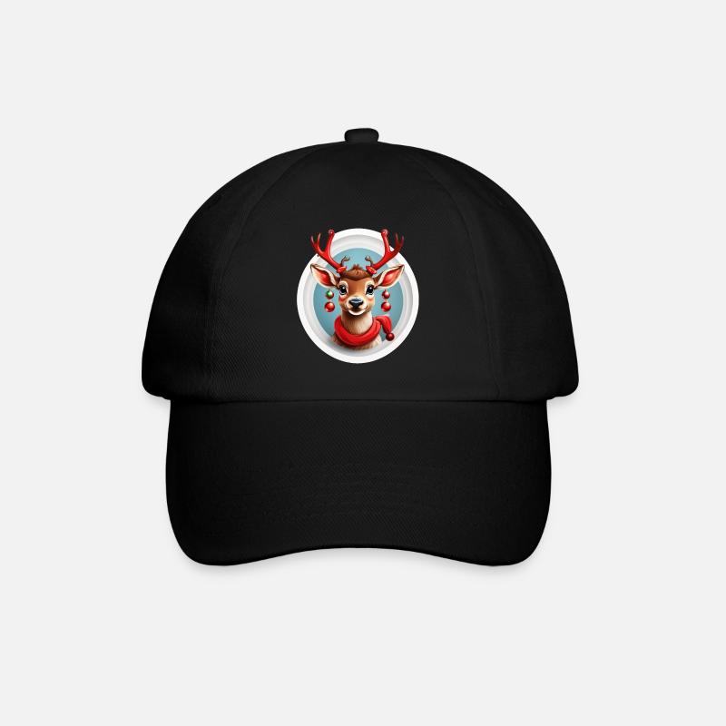 Bébés rennes - Casquette classique - noir/noir