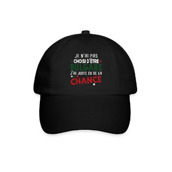 Bulgare Bulgarie Europe Cadeau Pays Humour - Casquette classique - noir/noir - Devant