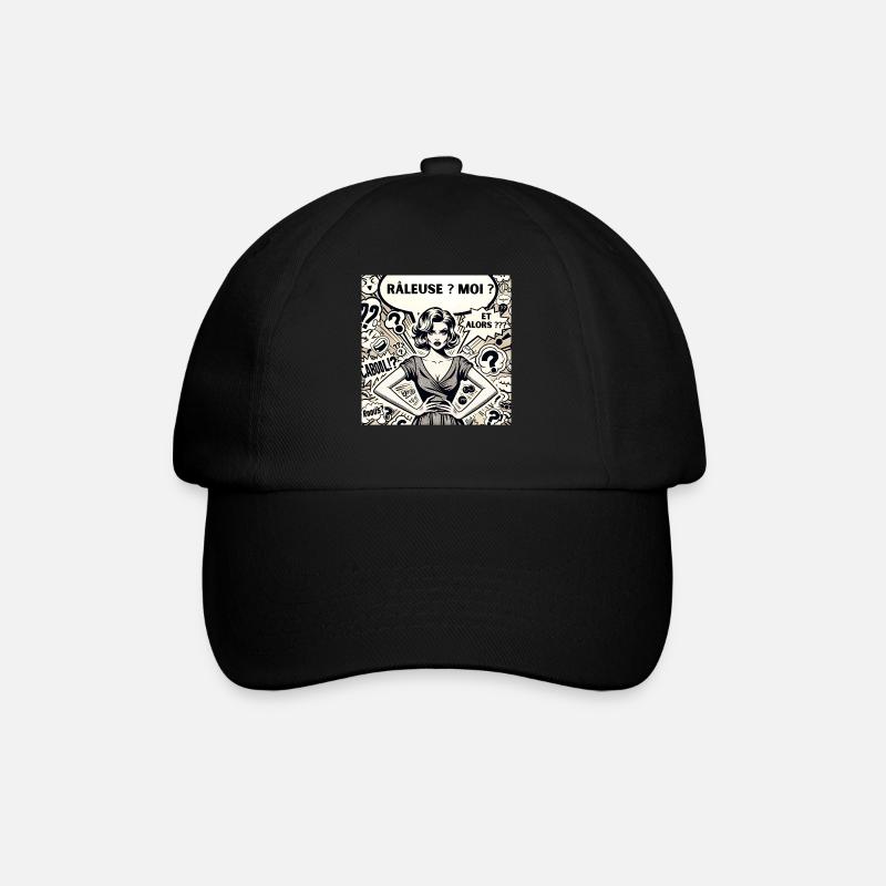 Humour fun Râleuse moi ? Et Alors ? - Casquette classique - noir/noir