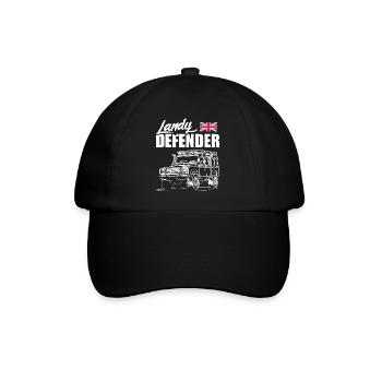 Landy Defender - Baseball Cap - black/black - Front