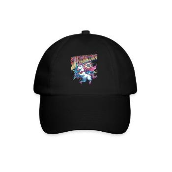 Licorne super-héros superpouvoirs bande dessinée surnaturelle - Casquette classique - noir/noir - Devant