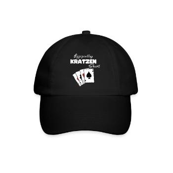 Kratzen Offizielles Shirt - Baseballkappe - Schwarz/Schwarz - Vorne