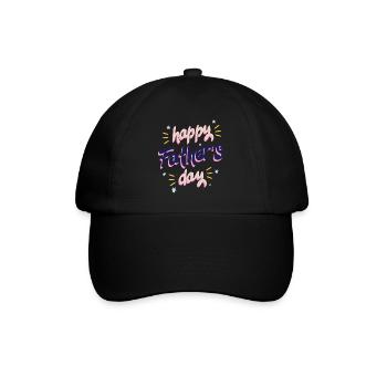 Congratulations Dad - Baseball Cap - black/black - Front