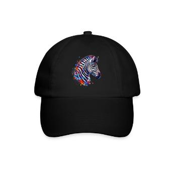 Zèbre - Casquette classique - noir/noir - Devant