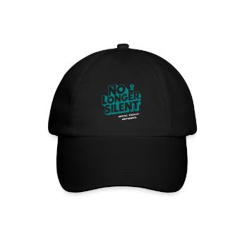 Ne plus se taire, le Mois de la sensibilisation aux agressions sexuelles - Casquette classique - noir/noir - Devant