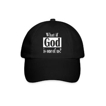 IF GOD IS ONE OF US - Frame - Baseball Cap - black/black - Front